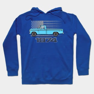 74 Blue Hoodie